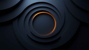 Abstract Black Circle 4K Desktop Background Dark Mobile Wallpaper