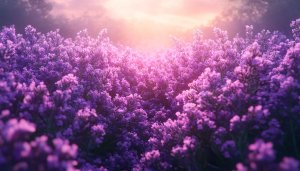 Purple Lavender Field Mobile Background - Free Floral 4K Wallpaper