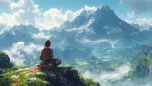 Breath of the Wild Landscape Mobile Wallpaper 4K Desktop Background