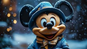 Winter Mickey Mouse Animated 4K Desktop Background Free Wallpaper