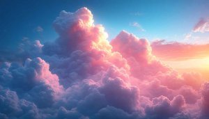 Pink Clouds 4K Desktop Background Aesthetic Mobile Wallpaper Free