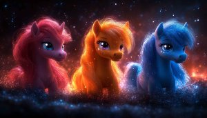 My Little Pony 4K Wallpaper Cute Animated Character Background