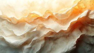 Abstract Beige and Orange Mountain Range 4K Desktop Background Wallpaper