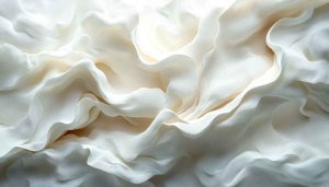 Abstract White Fabric Texture 4K Desktop Background, Aesthetic Mobile Wallpaper