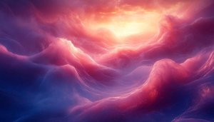 Pink and Purple Cloudscape 4K Desktop Wallpaper, Artistic Dreamy Background