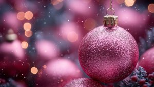 Pink Christmas Ornaments Mobile Wallpaper Holiday Season Backgrounds