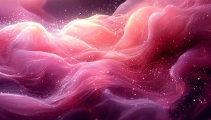 Dreamy Pink Fantasy Sparkles Mobile Wallpaper Aesthetic 4K Background