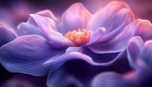 Purple Flower Close-Up: Aesthetic Mobile Wallpaper and Desktop Background