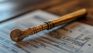 Antique Letter Opener Desktop Background - Free Golden Tool Wallpaper