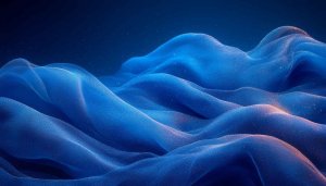 Abstract Blue Wavy Silk 4K Desktop Wallpaper, Mobile Phone Background