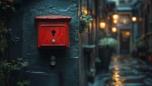 Red Fire Alarm Box Wallpaper HD for Mobile and Desktop