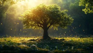 Lush Green Tree 4K Wallpaper for Desktop and Mobile Background