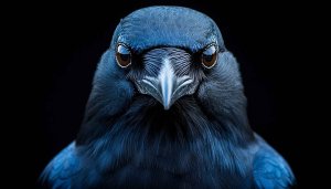 Stunning Crow Close-up 4K Wallpaper for Desktop Backgrounds