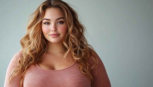 Beautiful Curvy Woman Portrait Photography Free Mobile Wallpaper