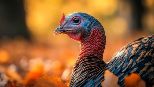 Thanksgiving Turkey Portrait Wallpaper Autumn Fall Colors Mobile Background Free