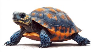 Detailed Turtle Art Illustration Free Desktop Wallpaper Background