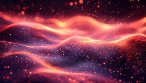 Glowing Red Purple Abstract 4K Desktop Background Mobile Wallpaper
