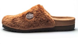 Brown Furry Slipper Wallpaper for Mobile Background and Desktop Use