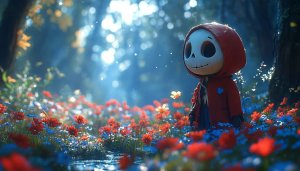 Coco Miguel Inspired Character in Flower Field 4K Wallpaper