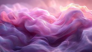 Abstract Purple Pink Silk Waves 4K Mobile Desktop Background Wallpaper