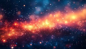 Fiery Galaxy Sparkles 4K Desktop Background Space Mobile Wallpaper