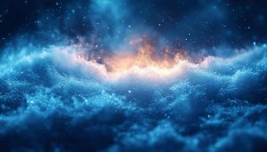 Dreamy Blue Abstract 4K Wallpaper for Desktop and Mobile