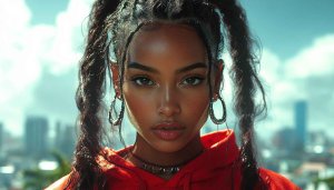 Beautiful Woman Portrait 4K Desktop Wallpaper Mobile Background Free