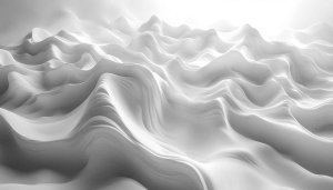 Abstract White Waves 4K Desktop Background | Modern Mobile Wallpaper