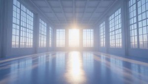 White Room Sunlight Interior 4K Desktop Background Free Wallpaper