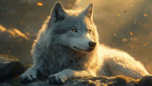 White Wolf 4K Wallpaper for Desktop and Mobile Backgrounds