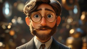 Animated Character Portrait Wallpaper - Free 4K Desktop Background