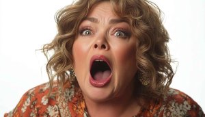 Surprised Melissa McCarthy Free Background Funny Desktop Wallpaper