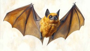 Cute Cartoon Bat 4K Wallpaper, Free Desktop Background Art