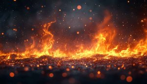 Fiery Flames 4K Wallpaper, Inferno Background for Desktop and Mobile