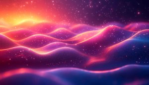 Abstract Galaxy Waves 4K Desktop Background Mobile Phone Wallpaper