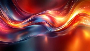 Abstract Flowing Red Blue Curves 4K Mobile Wallpaper Free