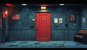 American Police Station Waiting Room Mobile Wallpaper and Desktop Backgrounds