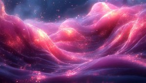 Pink Galaxy Waves Abstract Mobile Background for Phones Free