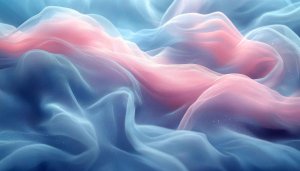 Dreamy Abstract Waves Pink and Blue 4K Desktop Background Wallpaper