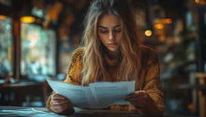Girl Reading Free HD Mobile Wallpaper, Portrait Style Image
