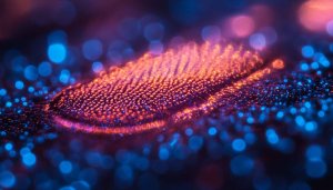 Abstract Futuristic Glowing Cells 4K Desktop Wallpaper Free Mobile Background