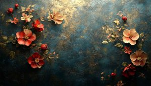 Floral Artwork Texture Background | Free Mobile & Desktop Wallpaper