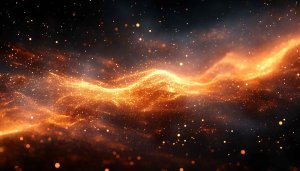 Abstract Sparkle Nebula Wallpaper, 4K Desktop Background, Galaxy Sparkle