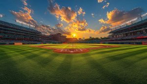 Fenway Park Sunset Wallpaper - Baseball Field 4K Desktop Background