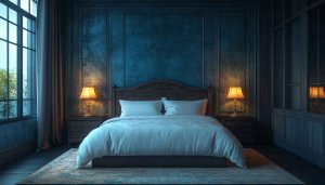 Luxury Bedroom 4K Wallpaper - Classic Interior Mobile Background