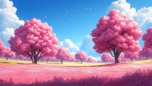 Pink Blossom Tree 4K Wallpaper | Spring Bloom Mobile Background