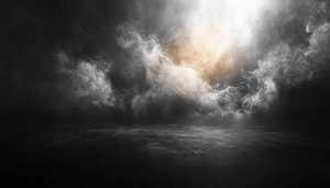 Dramatic Dark Clouds Wallpaper Background - Atmospheric 4K Desktop Wallpaper