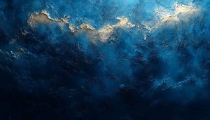 Abstract Blue Gold Texture Art 4K Desktop Mobile Wallpaper