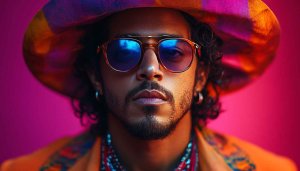 Stylish Man with Hat 4K Desktop Background Free Mobile Wallpaper