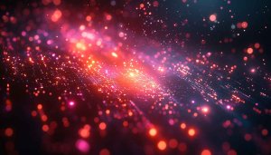 Abstract Red Glowing Lights 4K Desktop Background Mobile Wallpaper